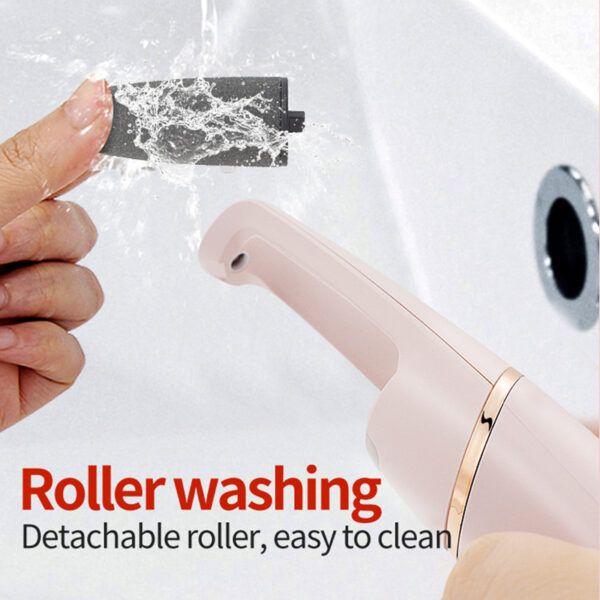 Electric foot file set with extra grinding heads and USB cable