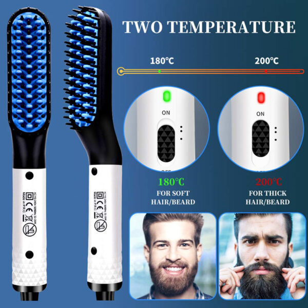 Men's grooming tool with MCH heating technology and safety ceramic coating