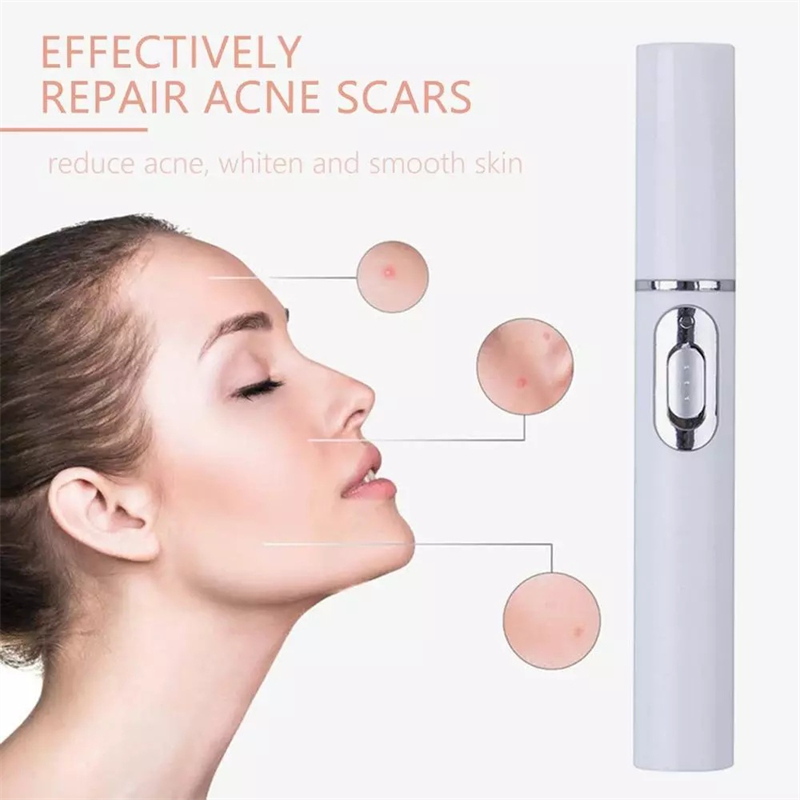 Acne scar remover with blue light therapy and skin healing features