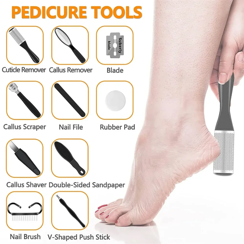 Home spa experience using an electric foot callus remover