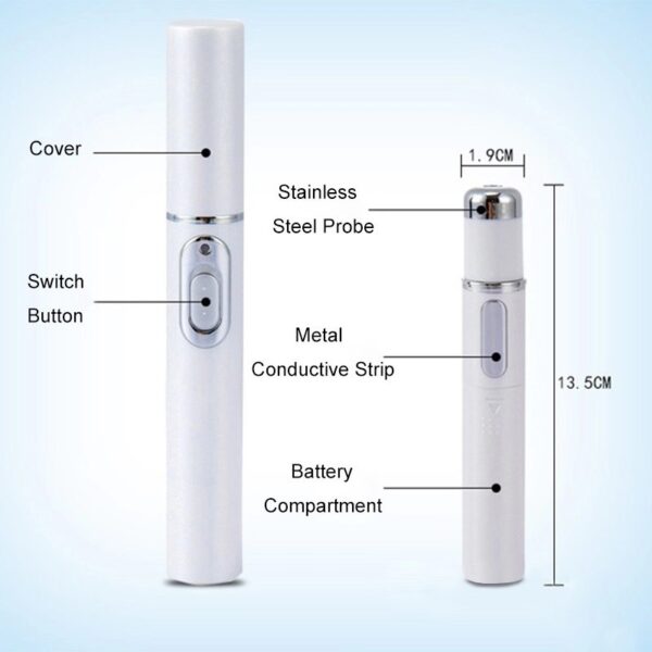 Therapy pen for acne, blemishes, and spider vein reduction