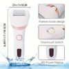 Foot callus remover with waterproof roller head for wet and dry use